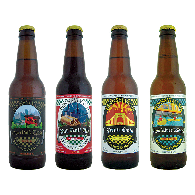 Penn Brewery IPA beer label